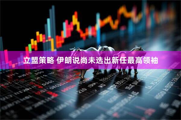 立盟策略 伊朗说尚未选出新任最高领袖