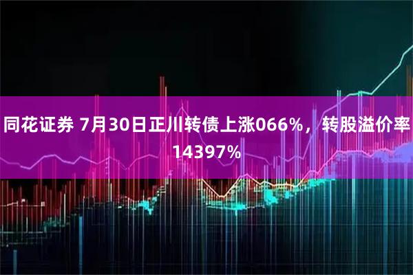 同花证券 7月30日正川转债上涨066%，转股溢价率14397%